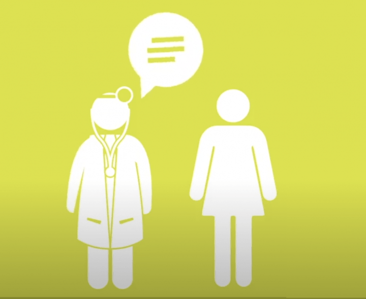 Doctor with woman