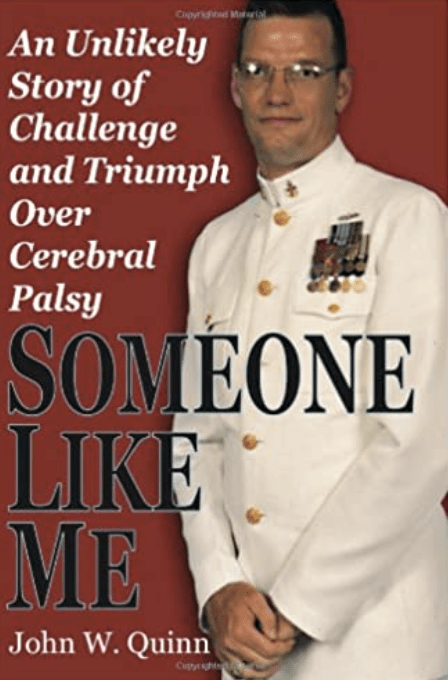 Book Cover of Someone Like Me with an image of a man standing in a white military uniform
