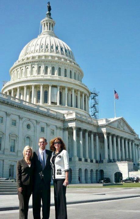 Cerebral Palsy Advocates in front of the capital