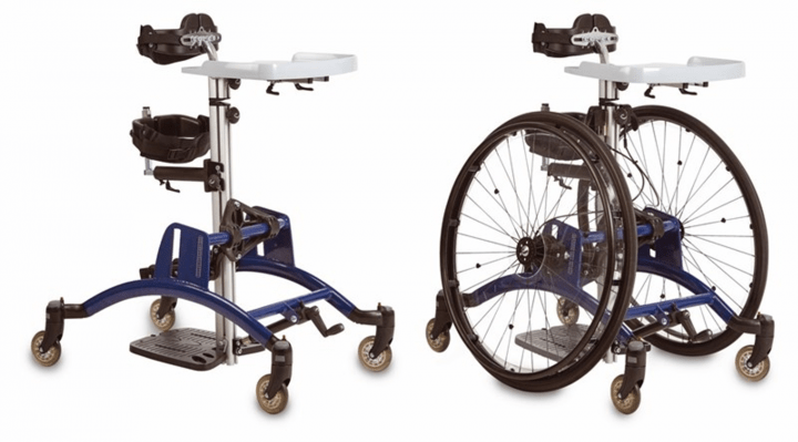 Two types of mobile standers