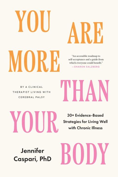 Book cover with the text: You are more than your body