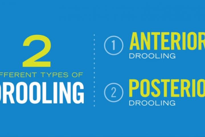 The two main types of drooling are anterior and posterior