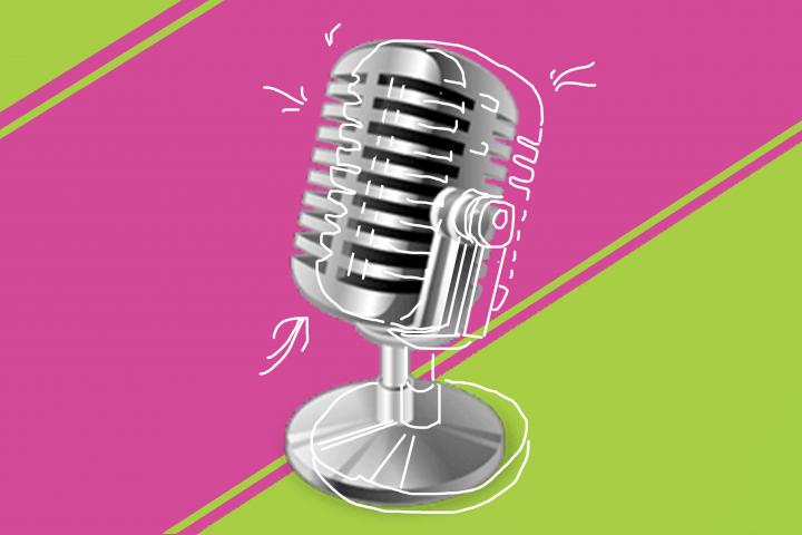 Hero image of microphone