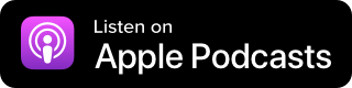 Apple Podcast Icon with black background