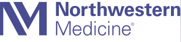 Logo for Northwestern Medicine Prentice Women's Hospital in purple lettering