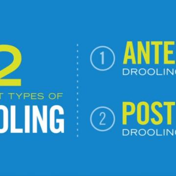 The two main types of drooling are anterior and posterior