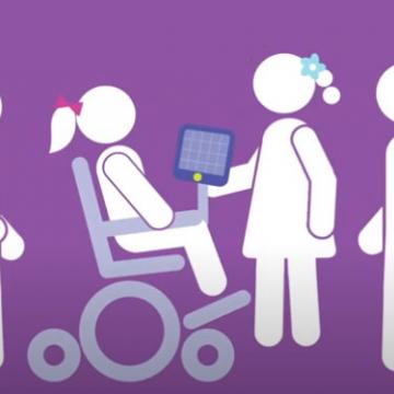 A screenshot from the YouTube video, "Let's Get Social"