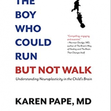 Book Cover: The Boy who could run but could not walk with an image of a shadow running 