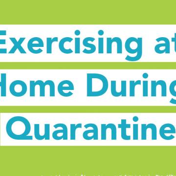 Exercising at home during quarantine