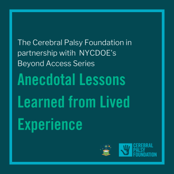 Anecdotal Lessons Learned from Lived Experience webinar