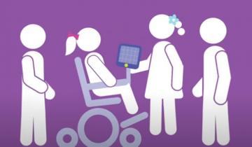A screenshot from the YouTube video, "Let's Get Social"