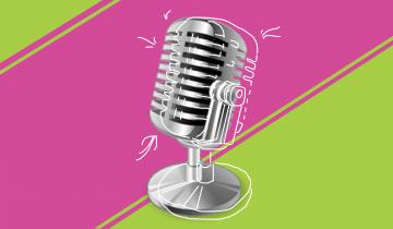 Hero image of microphone