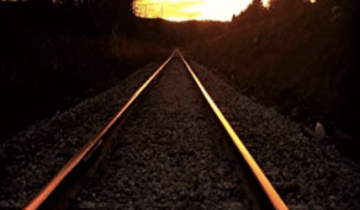Book Cover photo of railroad tracks leading toward the sunset with the title Supported Decision Making, From Justice For Jenny to Justice For All