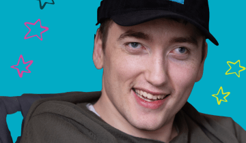 Young man wearing a CPF hat