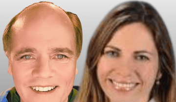 Head shots of Drs. Hank Chambers and Verena Schreiber