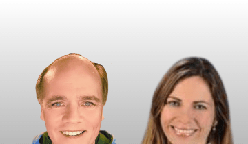 Image of Drs. Hank Chambers and Verena Schreiber together