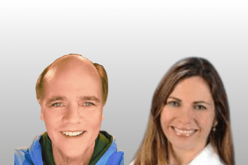 Image of Drs. Hank Chambers and Verena Schreiber together